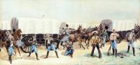 Frederic Remington - Attack on the Supply Train
